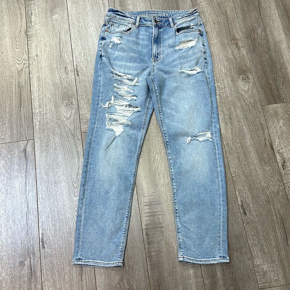 American Eagle Mom Jean size 6 stretch excellent condition SIZE 6 regular
